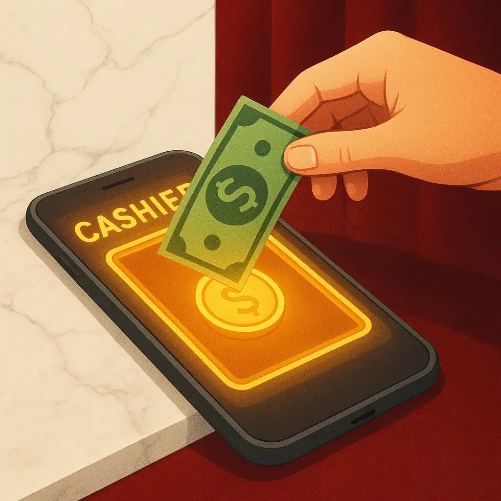 Make the First Deposit illustration at RoyalRook Casino